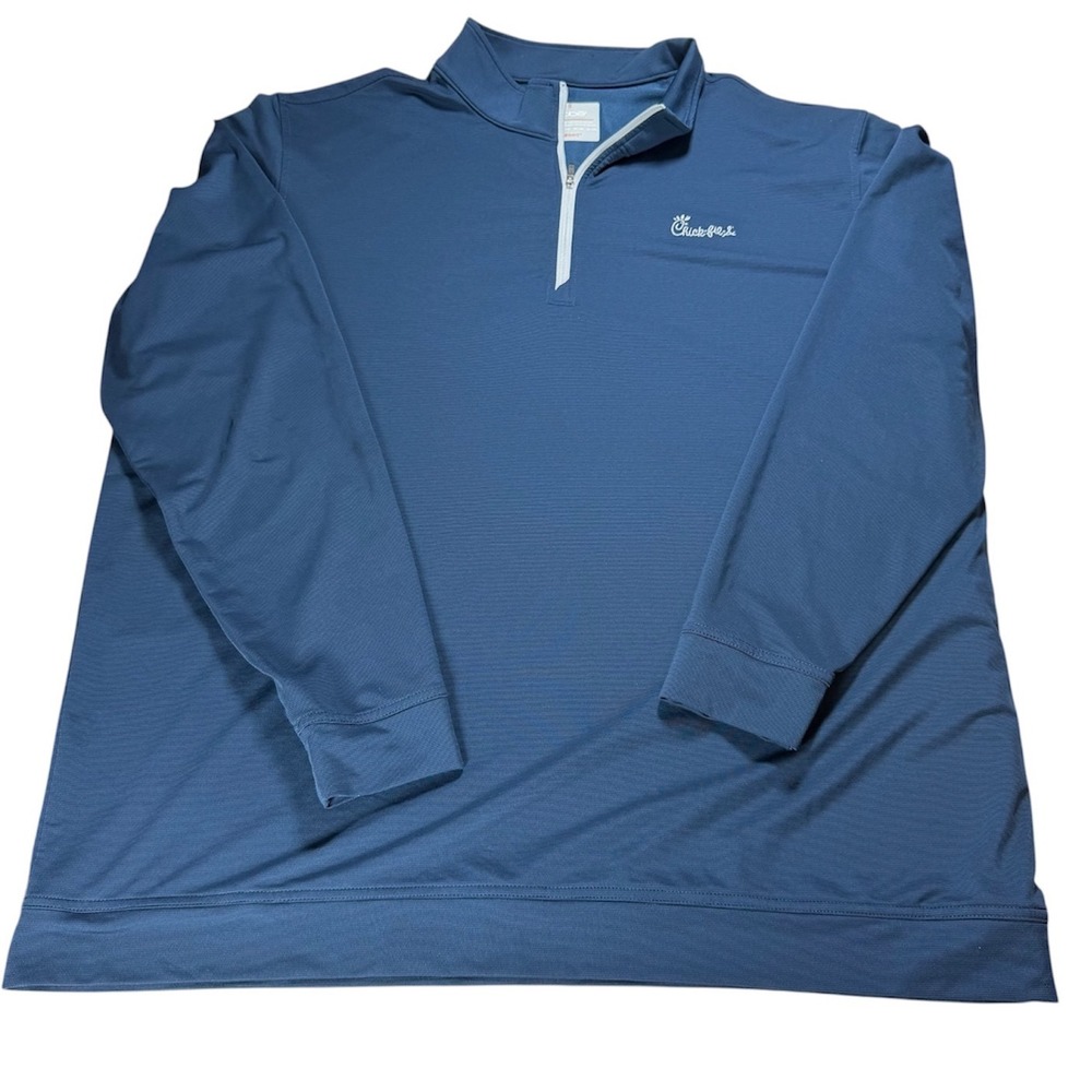 Oobe Hydrovent Quarter Zip Pullover Blue Mens 2XL OB2271 Jacket